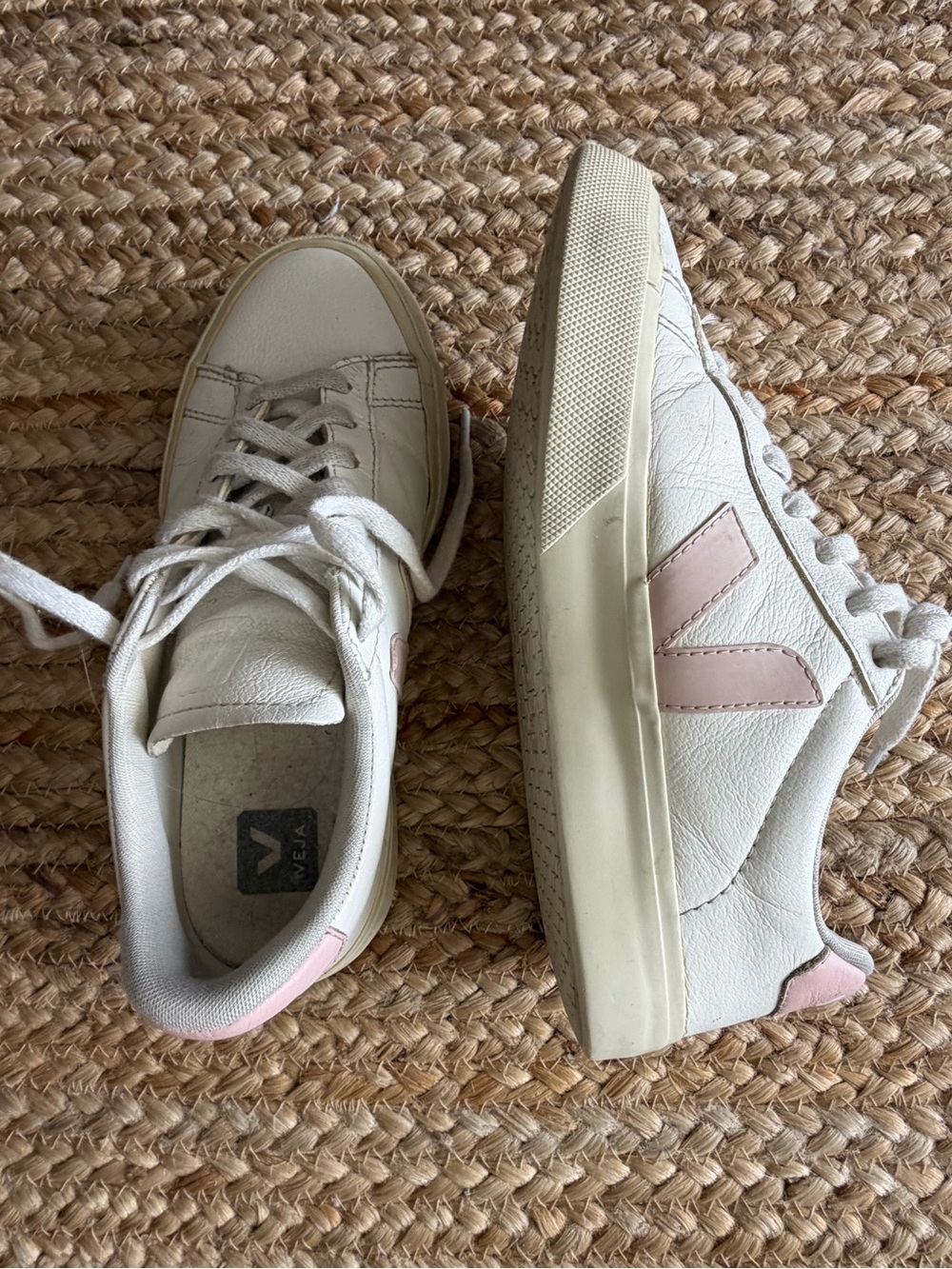 VEJA - Campo Leather White Babe - Preloved